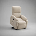 Verstellbarer Liegesessel aus Polyestergewebe in Beige
