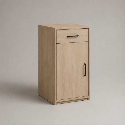 Schrank aus Holz mit Schublade 40x30x80 cm