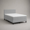Stoffbett mit Schaumstoffmatratze 140x200 cm Grau